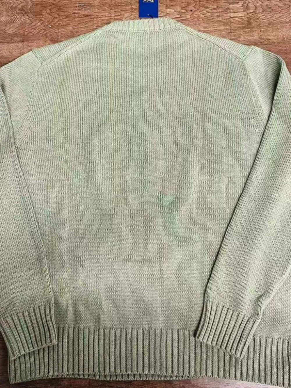 Polo Ralph Lauren Green Bear Knit Sweater M - Picture 6 of 7